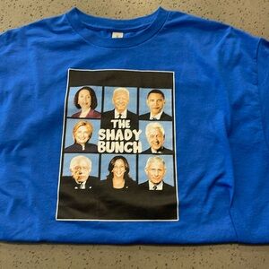 The shady bunch (Biden, Clinton, Sanders, Obama, Faucci, Pelosi, Harris) XL